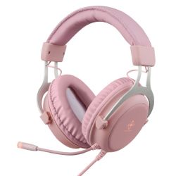 DELTACO Deltaco Headset Gaming Stereo Klinke, LED, pink (GAM-030-P)