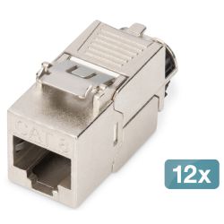 Digitus CAT 8.1 Keystone Modul geschirmt 12er-Pack (DN-93816-12)