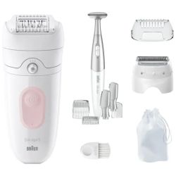 Braun Silk-epil 5 5-230 Wet+Dry Epilierer weiß/rosa (7500435225007)