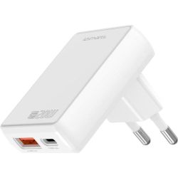 4smarts 4FlatPlug Duos 20W GaN Netzladegerät weiß (546020)