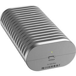 Terramaster D1 SSD Plus SSD-Gehäuse silber USB4 (D1 SSD PLUS)