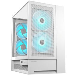 Cougar OmnyX White Gehäuse weiß mit Sichtfenster (CGR-2WA3W-RGB)