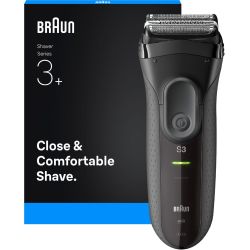 Braun Series 3+ 3000s Elektrorasierer schwarz/grau (735896)