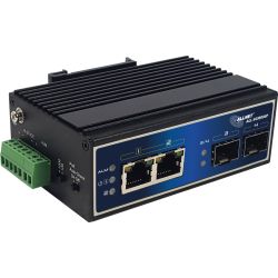 Allnet SGI Industrial Railmount Gigabit Switch schwarz (ALL-SGI8004P)