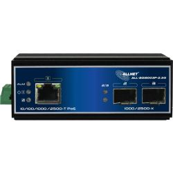 Allnet SGI Industrial Railmount 2.5G Switch schwarz/blau (ALL-SGI8003P-2.5G)