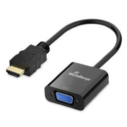 MediaRange Adapter HDMI-A Stecker zu VGA Buchse schwarz (MRCS231)