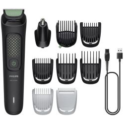 Philips All-in-One Series 3000 Multigroom Bartschneider schwarz (MG3945/15)