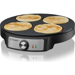 Cloer 6625 Pancake Snack Maker schwarz (6625)