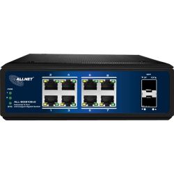 Allnet SGI Industrial Railmount Gigabit Switch schwarz (ALL-SGI8108v2)
