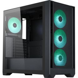 Silentware Flow 110 A-RGB Black Gehäuse schwarz mit Sichtfenster (FLOW110BLACK)
