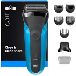 Braun Series 3 310BT Elektrorasierer blau/schwarz (735940)