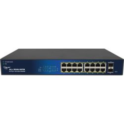 Allnet SG84 Rackmount Gigabit Smart Switch schwarz (ALL-SG8418PM)
