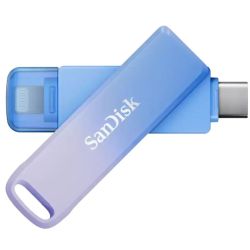 SanDisk Creator Phone Drive 128GB USB-Stick blau/violett (SDIXD0N-128G-GN6TP)