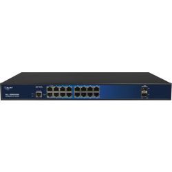 Allnet SG86 Rackmount Gigabit Managed Switch schwarz/blau (ALL-SG8618M)