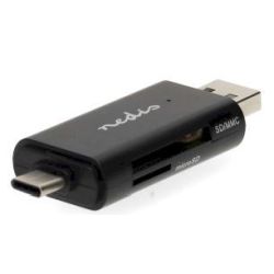 Nedis Kartenleser | microSD (TF) / microSDHC (TF) / microSDXC  (CRDRU2110BK)