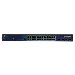 Allnet SG84 Rackmount Gigabit Smart Switch blau/schwarz (ALL-SG8428M-10G)