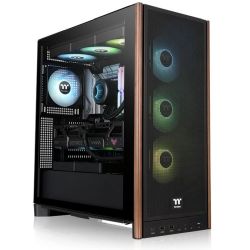 Thermaltake 370 WS Black Gehäuse schwarz/braun mit Sichtfenster (CA-11J-00M1WN-00)