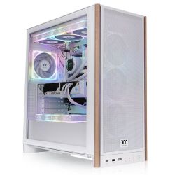 Thermaltake 370 WS Snow Gehäuse weiß/braun mit Sichtfenster (CA-11J-00M6WN-00)