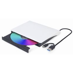Gembird gembird DVW EXT SLIM DVD-USB-031 white USB-C+3.1 DVD8 (DVD-USB-031-BW)