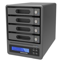RaidSonic Geh. Raidon 4x2,5/3,5 SATA/HDD/SSD GR5640-SBA31 (GR5640-BA31+)