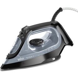 Braun TexStyle 3 SI 3055 BK Dampfbügeleisen schwarz (SI3055BK)