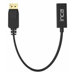 INCA Adapter DisplayPort Stecker zu HDMI Buchse schwarz (IDTH-05)
