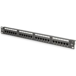 Digitus 24-port Patchpanel Cat6 Klasse E schwarz ungeschirmt (DN-91624U-CR)