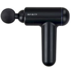 MELISSA Wiederaufladbare Massagepistole 4 Köpfe Schwarz (16770047)