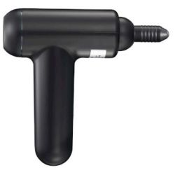 MELISSA Wiederaufladbare Massagepistole mit LED 4 Köpfe Schwarz (16770048)