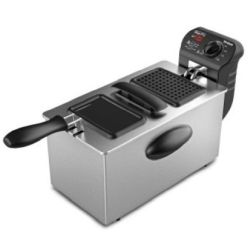 Trisa Crispy Fry Fritteuse edelstahl/schwarz (7421.7512)