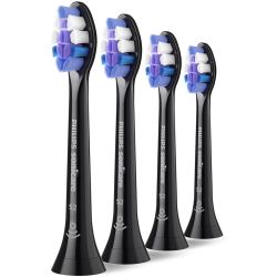 Philips Sonicare S2 Sensitive Ersatzbürste schwarz 4er-Pack (HX6054/88)