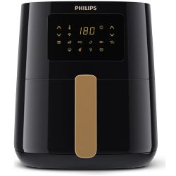 Philips Airfryer 5000er Serie Heißluftfritteuse schwarz/kupfer (HD9255/80)