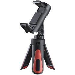 Hama Pocket II Rotation Smartphone-Ministativ schwarz/rot (4649)