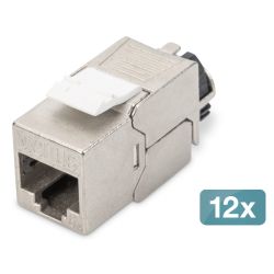 Digitus CAT 6A Keystone Jack, geschirmt, 12 Stück (DN-93617-12)