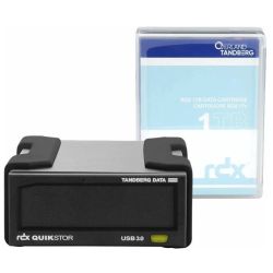 Tandberg Data RDX QuikStor Drive Kit 1TB Laufwerk schwarz USB 3.0(8864-RDX)