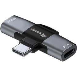 Equip 2in1 USB-C-OTG-Adapter grau (133479)