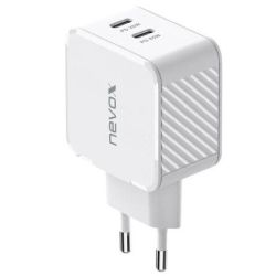 Nevox 65W Dual USB-C PD Ladegerät GaN weiß (2579)