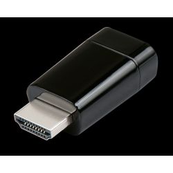 Adapter Konverter HDMI-A 1.3 Stecker auf VGA Buchse schwarz (38194)