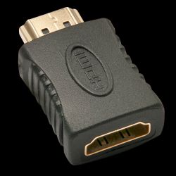 Adapter HDMI NON-CEC HDMi-A 2.0 Stecker zu HDMI-A 2.0 Buchse (41232)