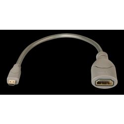 Adapterkabel HDMI-A Buchse zu HDMI Micro Stecker ca. 0.15m (41298)