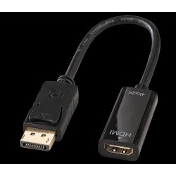 Adapter DisplayPort Stecker zu HDMI-A Buchse 4K (41718)