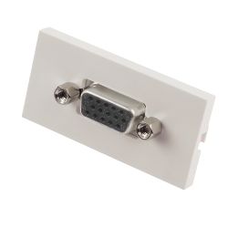VGA Doppelkupplung Snap-In Modul für Wanddosen (60480)