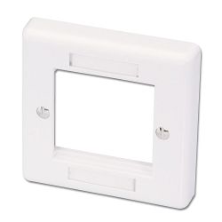 Wanddose 86x86mm UK für 2 Snap-In-Module und AV-Extender (60541)