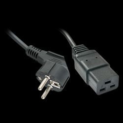 Netzkabel IEC 320C19-Schuko, 2m (30344)