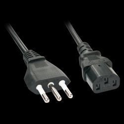 Lindy Italien. IEC Netzkabel, 3m (30414)
