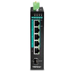 Switch 6-port Indust. Gbit PoE+ DIN Rail metall Layer 2 12 (TI-PG541I)