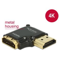 Adapter HDMI-A Stecker > Buchse 90° rech (65661)