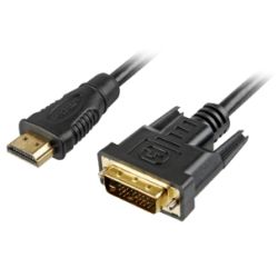 Kabel HMDI -> DVI-D (24+1) 2m schwarz (4044951015214)