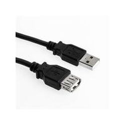 Kabel Sharkoon USB 2.0 Verlängerung  0,5m schwarz (4044951015399)