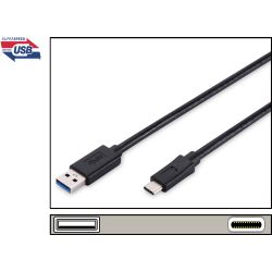 USB 3.1 KAB. A/ST<>C/ST   1,0m (AK-300136-010-S)